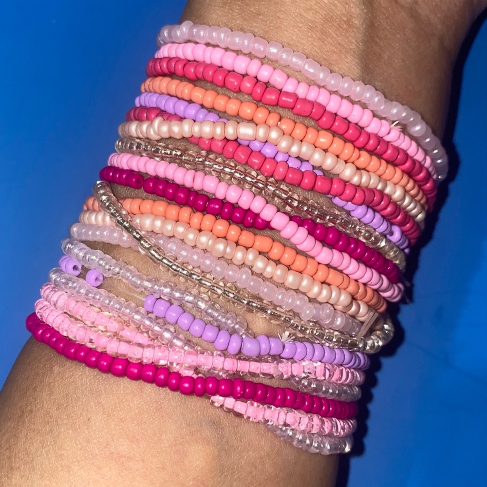 Colorful Beaded Bracelet Set